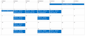 SharePoint Calendar