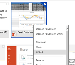 Embed PowerPoint in SharePoint