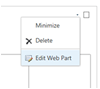 Edit Web Part