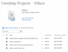 Vandelay Document Set